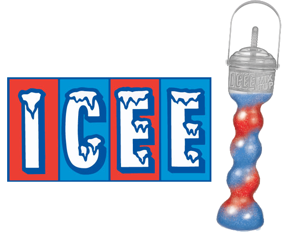 Icee logo & souvenir cup